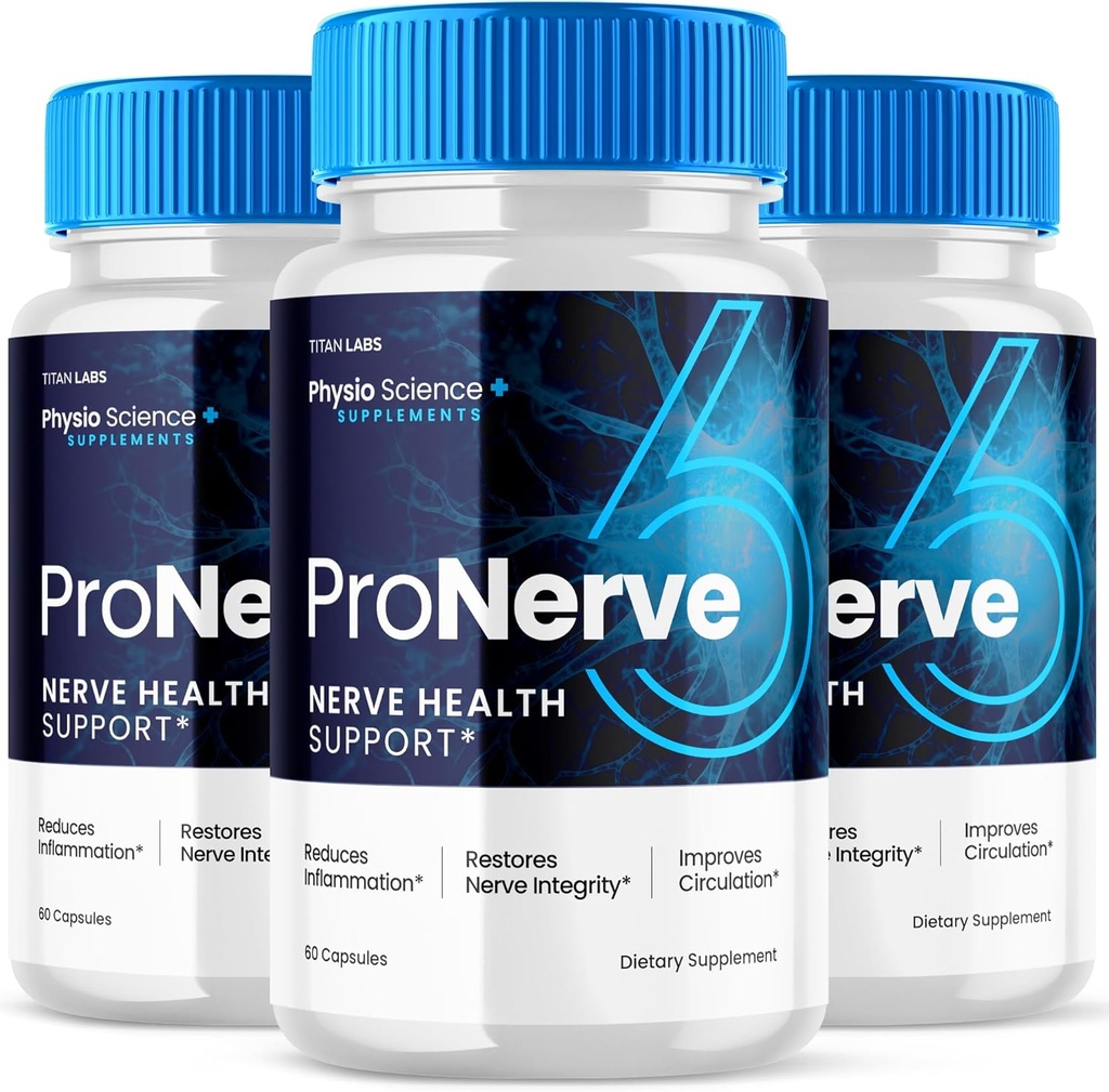 (3 Pack) Pro Nerve 6 Kapseln Advanced Nerve Health Support, Pro Nerve 6 Nahrungsergänzung Kapseln ProNerve Advanced Formula Nerve Support Supplement Männer Frauen Optimale Gesundheitsunterstützung (180 Kapseln)