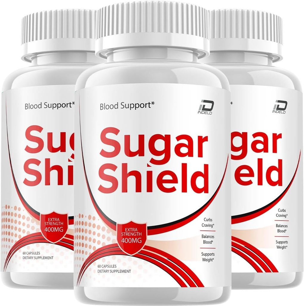 Supplemento dello scudo di zucchero, Pillole dello scudo di zucchero, Formula di resistenza extra dello scudo di zucchero, Capsule di formula avanzate dello scudo di zucchero, pillole naturali dello scudo di zucchero (3 Pack - 180 capsule)