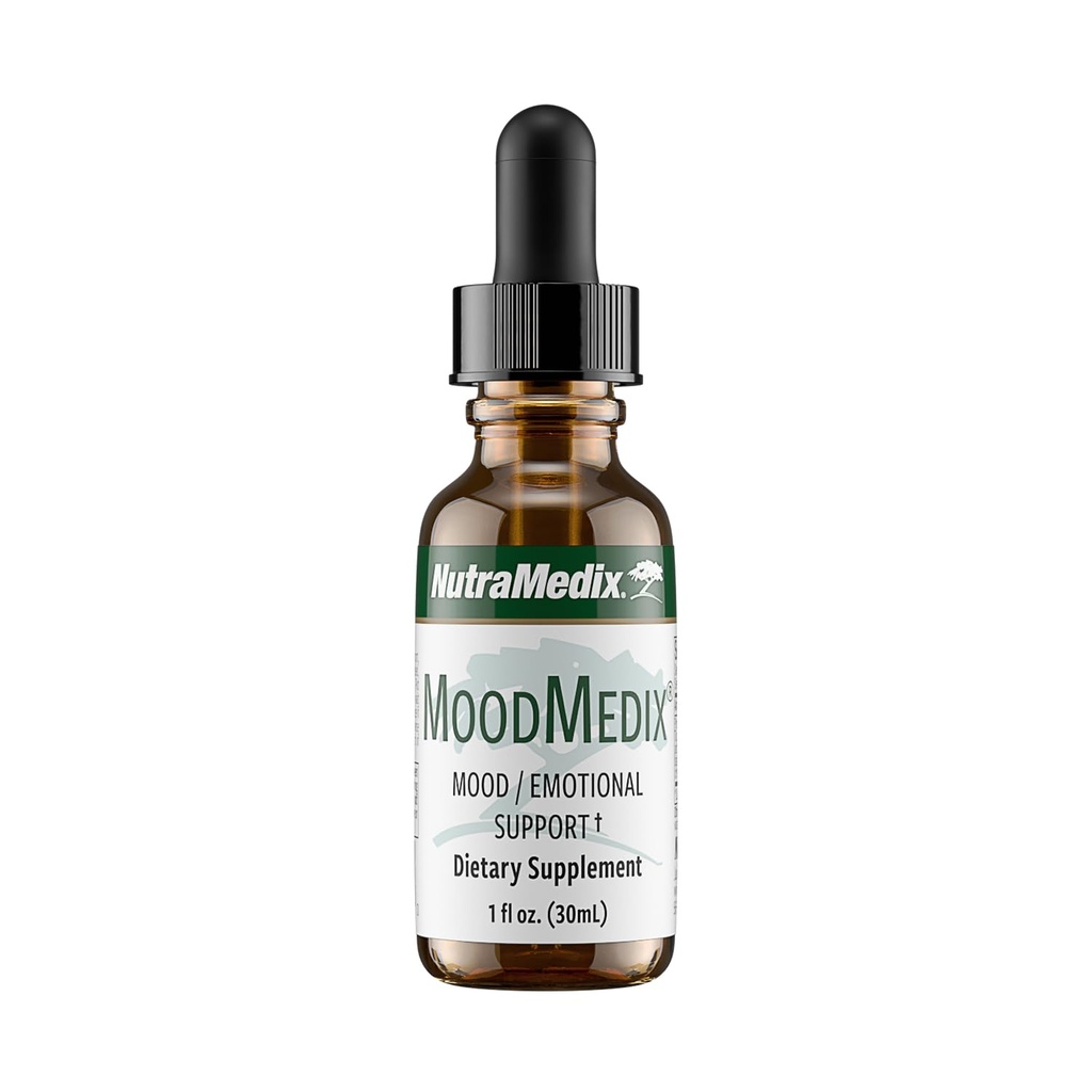 NutraMedix MoodMedix - Mood-Supplement mit Bioverfügbare flüssige Katze Claw & Turmeric Root Drops - Mood, Stress Response & Emotional Support Supplement - Flüssige Kräuterextrakt Tincture (1oz)