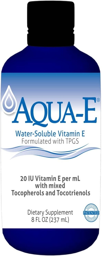 UNIQUE E A.C. Grace Company, Aqua-E Wasserlösliches Vitamin E, Tocopherols & Tocotrienols, 8 fl oz (237 ml)