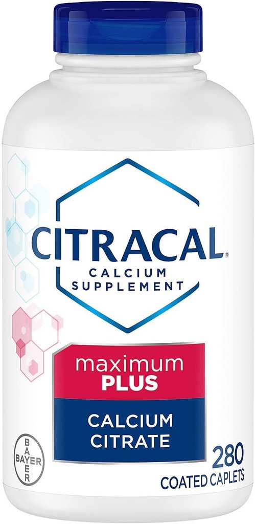 Citracal Maximum Plus Calcium Citrate Caplets Plus D3 (280 Conte)