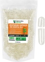XPRS Nutra Taille 1 Capsules Vegan vides - 1000 Compte Capsules de légumes clairs pour la plupart des huiles essentielles - pilules végétales vides - remplissage d'huile de bricolage