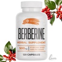 SIRUNES Berberine Supplement – Berberine HCL Nahrungsergänzung für Männer und Frauen – Non GMO Berberine 500mg – Ideal für Immununterstützung, Herz, Cholesterol Levels 120 Kapseln