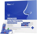 FireAnt Saline Packets für Sinus Rinse, 100 Premixed Neti Pot Salt Packet für Nasal Rinse, Sinus Rinse Packets für Nasal Bewässerungssystem, PH Balanced - Slate Blue