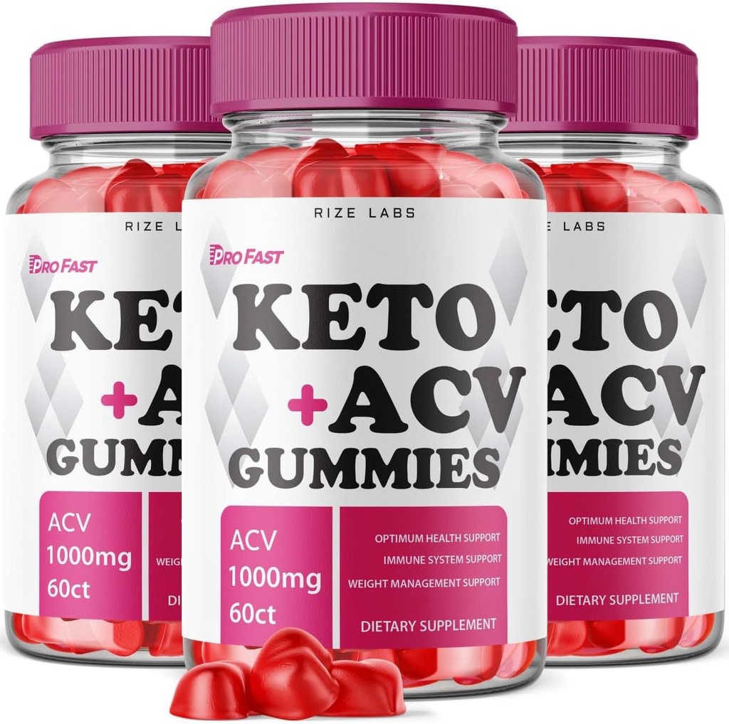 rize labs - Pro Fast Keto+ACV Gummis für fortgeschrittene Gewichtsverlust, Alle natürlichen Keto Plus Apfel Apfel Apfel Apfelegar 1000mg Ergänzung, hilft bei der Verringerung von Bauchfett, für extra Stärke (180 Gummi)