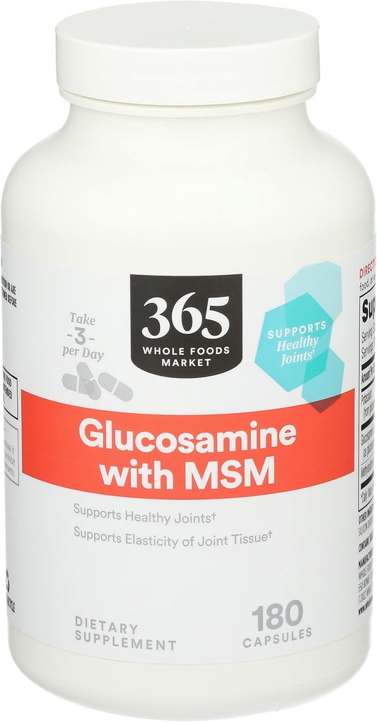 365 von Whole Foods Market, Glucosamin mit MSM, 180 Kapseln