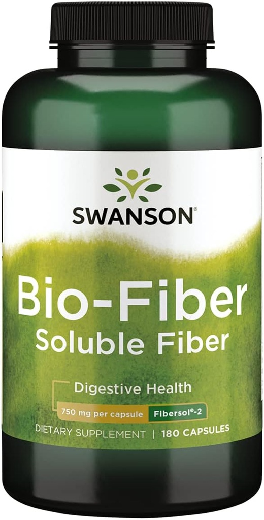 Swanson Bio-Fibre- 750 Milligrammes 180 Capsules