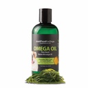 JustFoodForDogs Omega Plus Oil Omega-3 Supplément pour chiens, soutien de la peau et du manteau, santé conjointe, EPA et DHA de l'huile d'algue, durable et respectueux de l'environnement - 8 oz