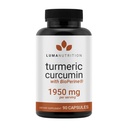 Luma Nutrition Turmeric Curcumin mit schwarzem Pfeffer - 95% Curcuminoids - 1950mg Pro Serving - Premium Turmeric Supplement - mit BioPerine für Max Absorption - Made in USA - 90 Kapseln