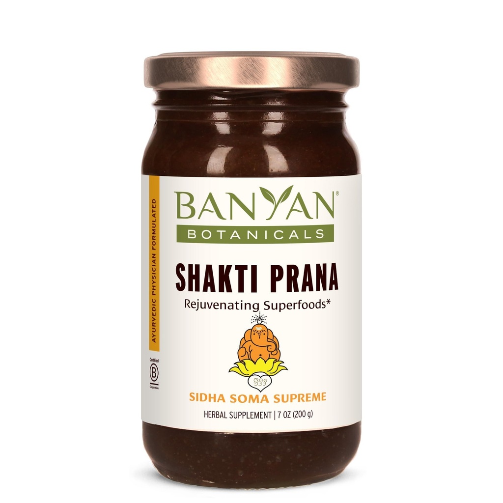 Banyan Botanicals Shakti Prana – Superfood Wellness Blend mit Ayurvedic Herbs – Natural Energy Supplement for Vitality and Well-Being* – 7.9 oz – Gluten Free, Non-GMO, Sustainable Sourced