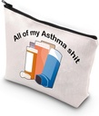 VAMSII Asthma Fighter Geschenk-Inhalator Reisetasche Alle Meine Asthma-Scheiß-Awareness-Medizintasche
