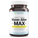 Live Max con 8 ingredienti naturali Lutemax® 2020, Bilberrimi, Mirtilli, c3g dal ribes nero, Maqui Berry, Zafferano e Astaxantina (30 conteggio (pacchetto di 1))