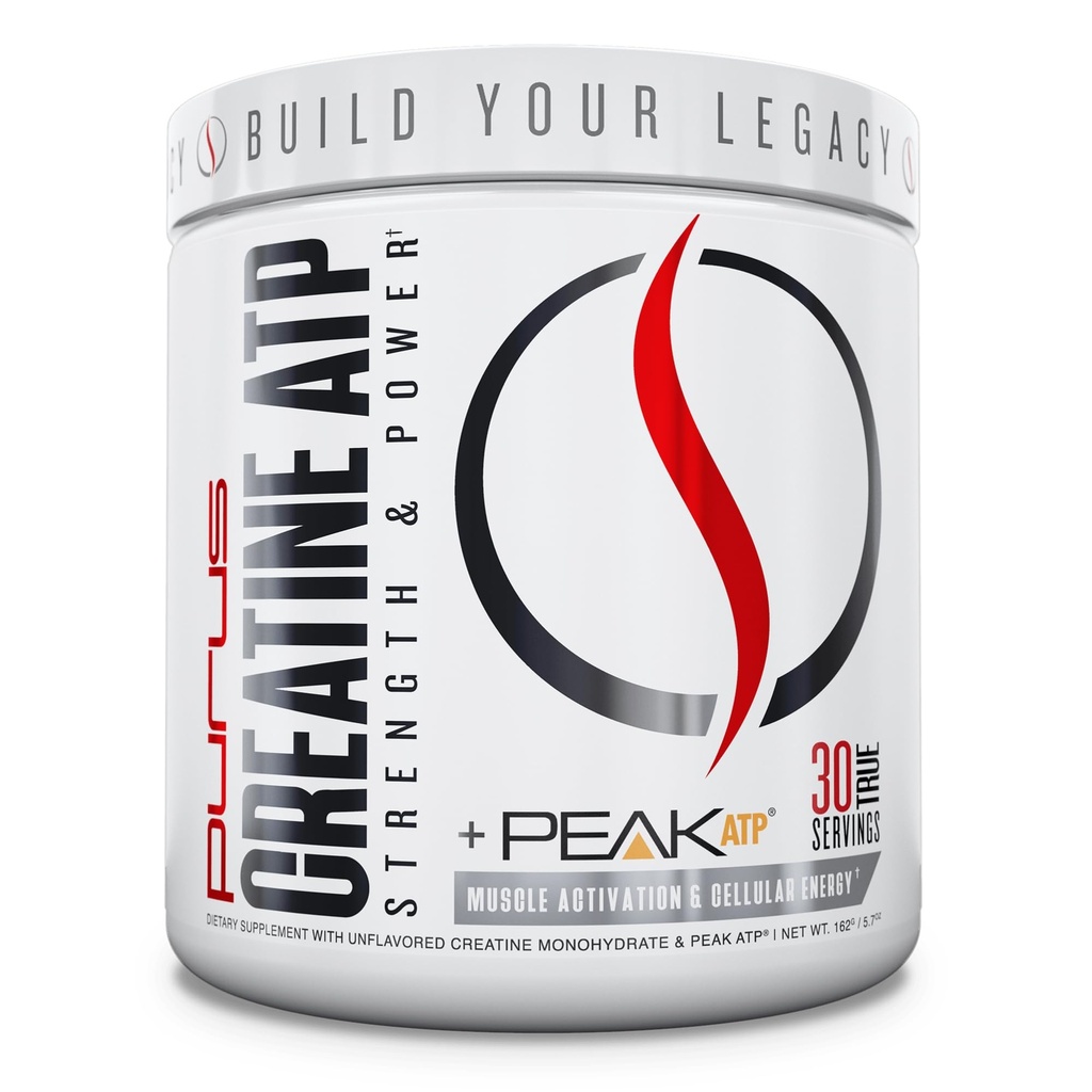 Purus Labs Creatine ATP, Peak ATP + Kreatin Monohydrat, Unflavored - 30 Servierungen - Muskelaktivierung & Zelluläre Energie