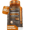 Bruciatore termogenico + Aceto di sidro di mele – Supplemento di gestione del peso per le donne e gli uomini, Supporta la gestione dell'appetito, Metabolismo & energia, 60 capsule vegetariane