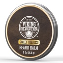 Viking Revolution Sweet Tobacco Bart Balm - Tobacco Duftte Bart Butter mit Argan Öl & Jojoba Öl - Weichen und Moisturizes Barte für Herren (2oz, 1 Pack)