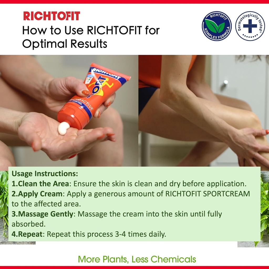 Gel de sport actif rapide - Confort musculaire à action rapide, idéal pour la préparation et la post-entraînement des athlètes, Gel infusé à base de plantes, Absorption rapide, Non-Greasy, Fabriqué en Hongrie