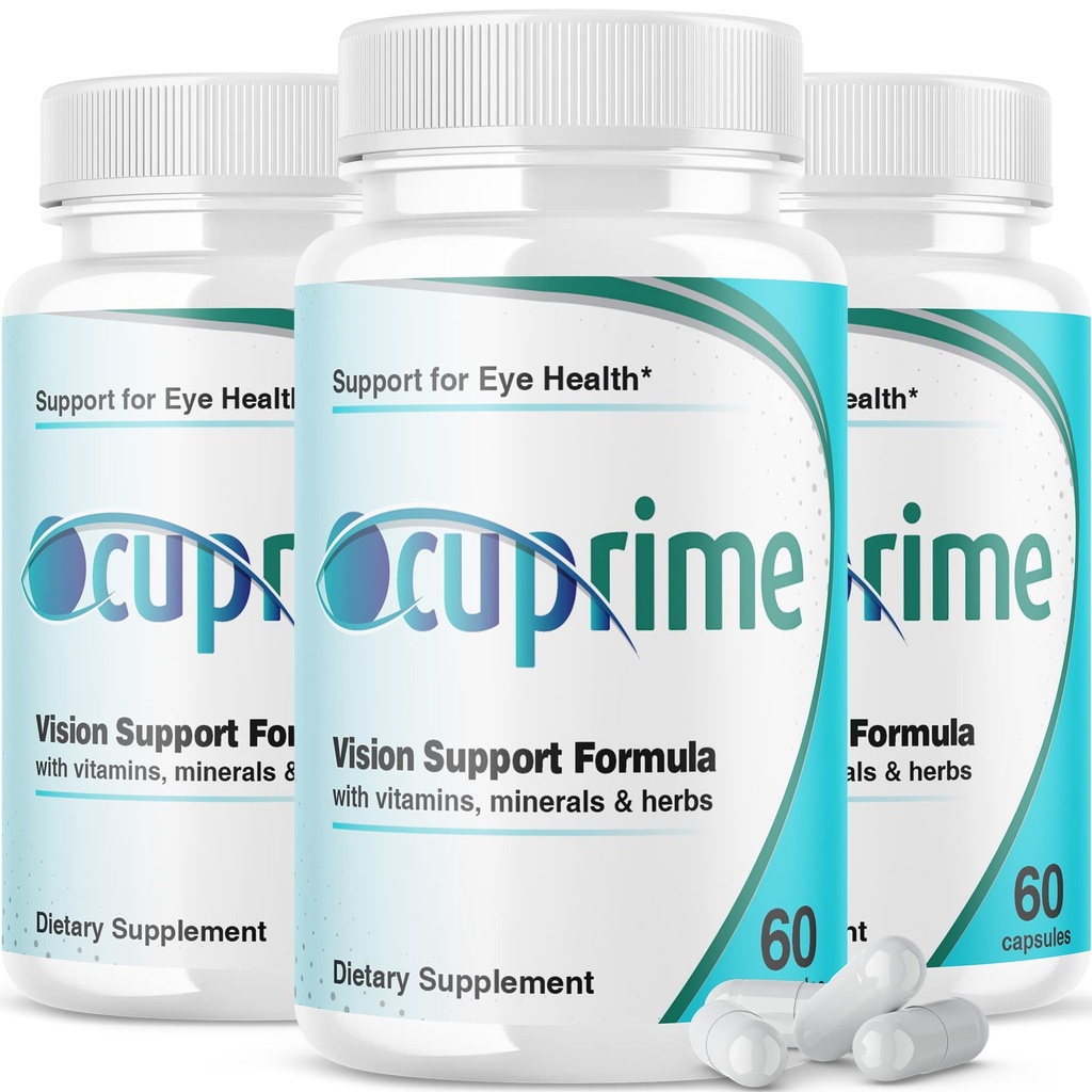 IDEAL PERFORMANCE (3 Pack) Ocuprime per Occhi Supplemento Vision Pills (180 capsule)