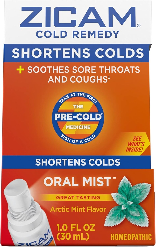 Zicam Cold Remedy Zink Arctic Mint Oral Mist, 1 Unze