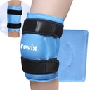 REVIX 19" Extra große Knie-Eis-Pack Wrap rund um ganze Knie, wiederverwendbares Gel Cold Pack für Unglück und Post-Workout Fatigue, Kaltkompress, Enhance Komfort und Erholung