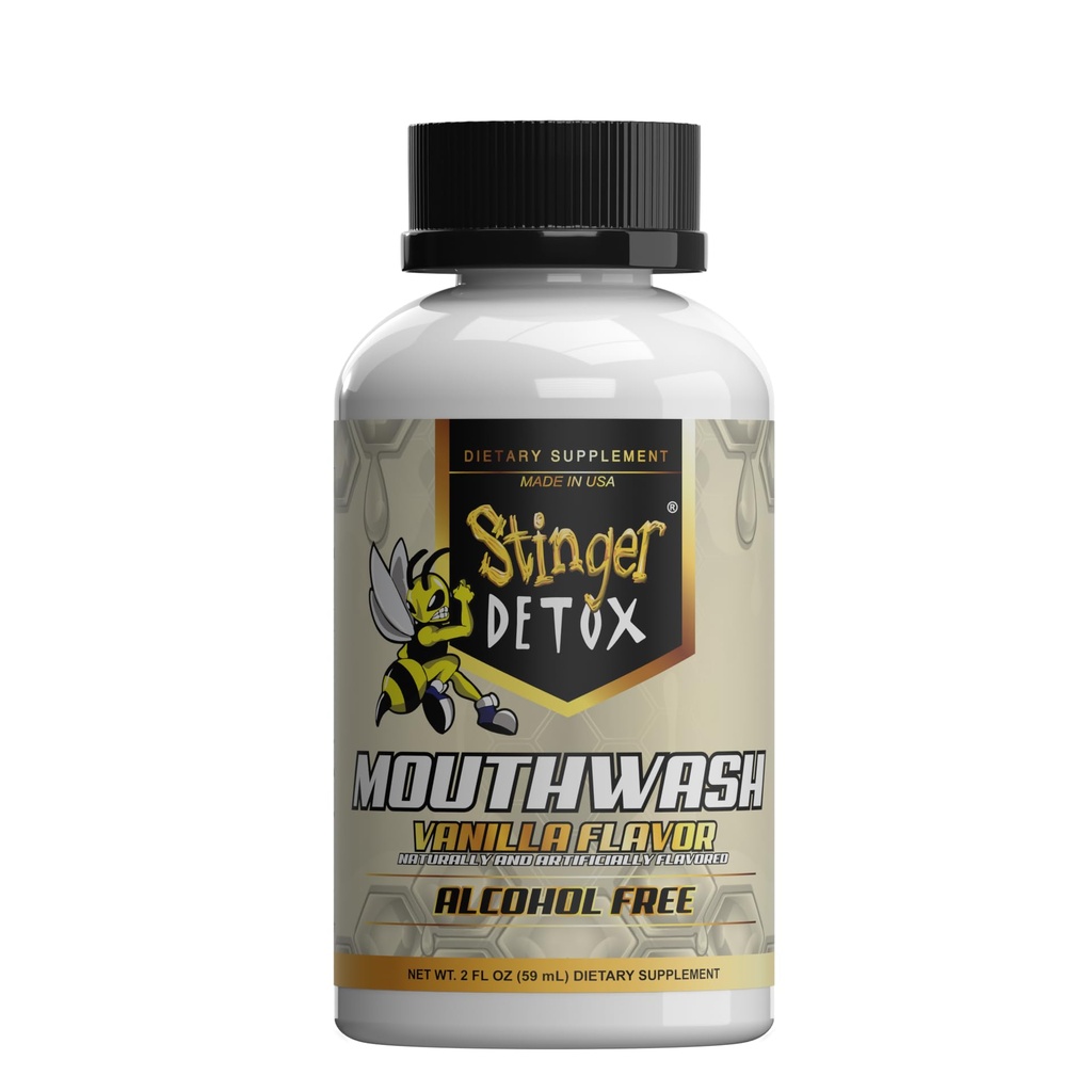 Stinger Detox Mouthwash 2 Ounce fluido