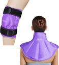 REVIX Knee Ice Pack für Verletzungen Reusable und große Hals Schulter Ice Pack Wrap für Obere Rückenschmerzen Relief