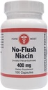 Santé holistique Niacine sans mouche - 400mg - 100 gélules