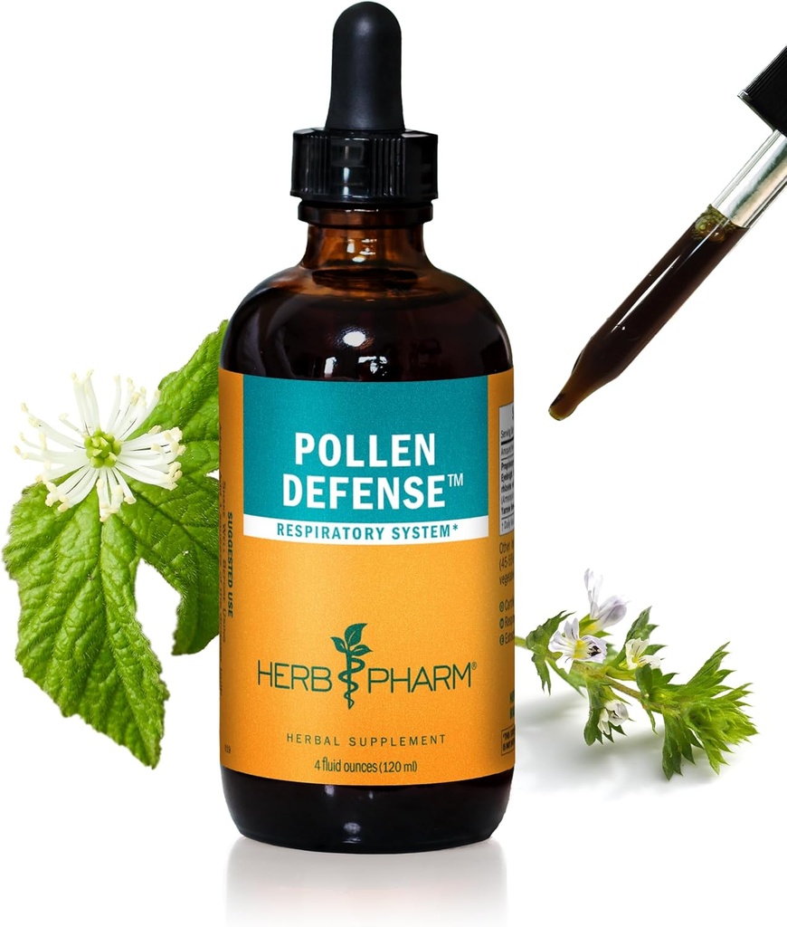 Kräuter Pharm Pollen Defense Flüssige Kräuterformel für Atemsystemunterstützung - 4 Unze