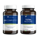 Gundry MD Bio Complete 3 et Total Restore Bundle - Prébiotique, probiotique, postbiotique pour soutenir la santé optimale des gourdes