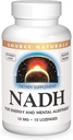Source Naturals NADH 10mg, stimuler l'énergie et l'alerte mentale - 10 comprimés