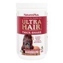 NaturesPlus Ultra Hair Thick Shake - 1 lb - French Vanilla Flavor - Hair Protein Powder for Healthy Growth - With Biotin & Amino Acids - Non-GMO, Gluten-Free - 16 Servings