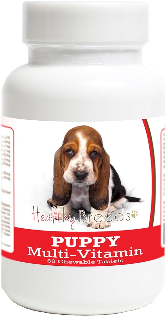 Salute Razze Basset Hound Puppy Dog Multivitamin Tablet 60 Conte
