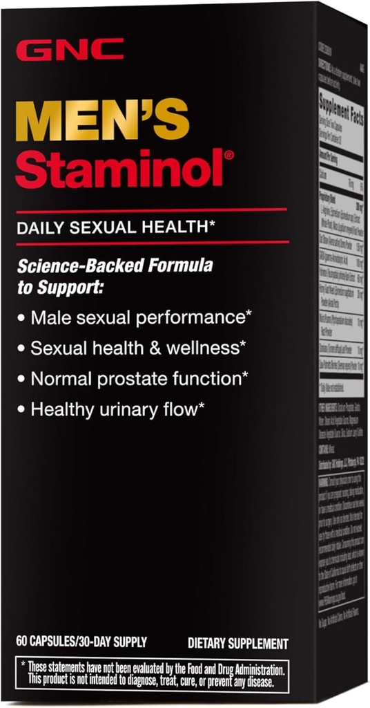 GNC Herren Staminol - 60 Kapseln (30 Servierungen)