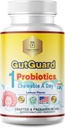 Probiotici per bambini per Gut Health | Limone Flavor, Halal Childrens Probiotic | 1 al giorno per bambini età 4-12. Probiotici per bambini, Promuovere il supporto digestivo e il benessere.