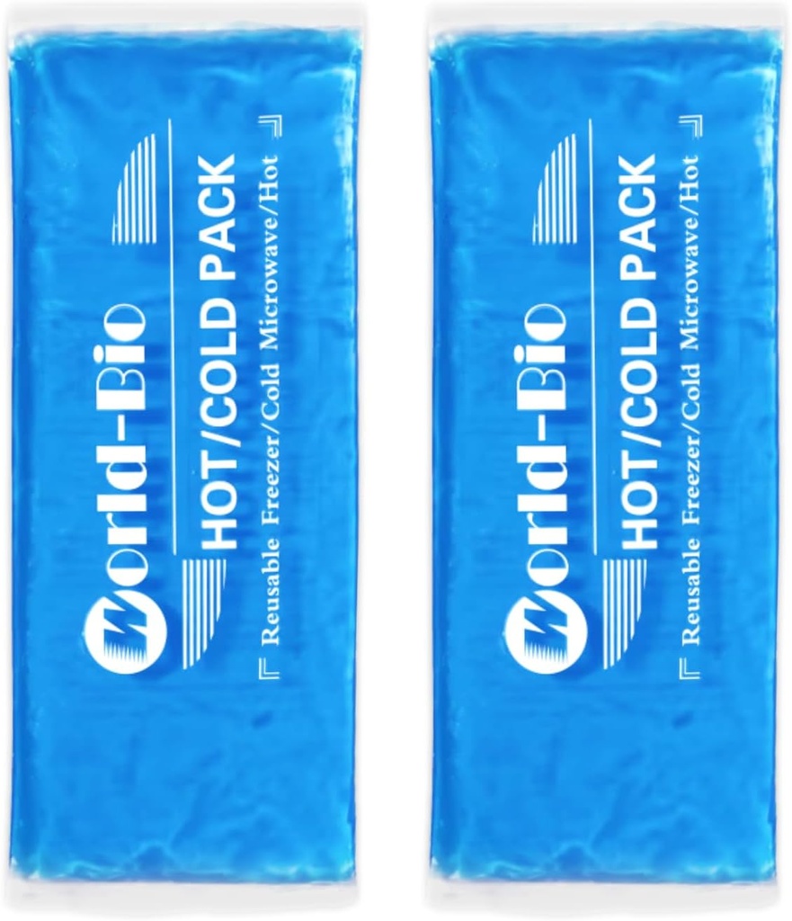 Gel weiche flexible Eispakete für Verletzungen Wiederverwendbar, 2Pack-12" X 4.7", Gefrierschrank Cold Pack, Heiße Kaltkompress Kühl Gel Pad für Neck, Knöchel, Knie, Bein, Schulter, Ellbogen, Handgelenk, Füße Verletzung Schmerzlinderung