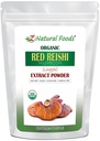 Z Natural Foods Bio Reishi Mushroom Extract Poudre - Poids 1 lb - Extrait Premium Concentré pour soutenir la santé immunitaire, énergisez votre matin en l'ajoutant au café et au thé