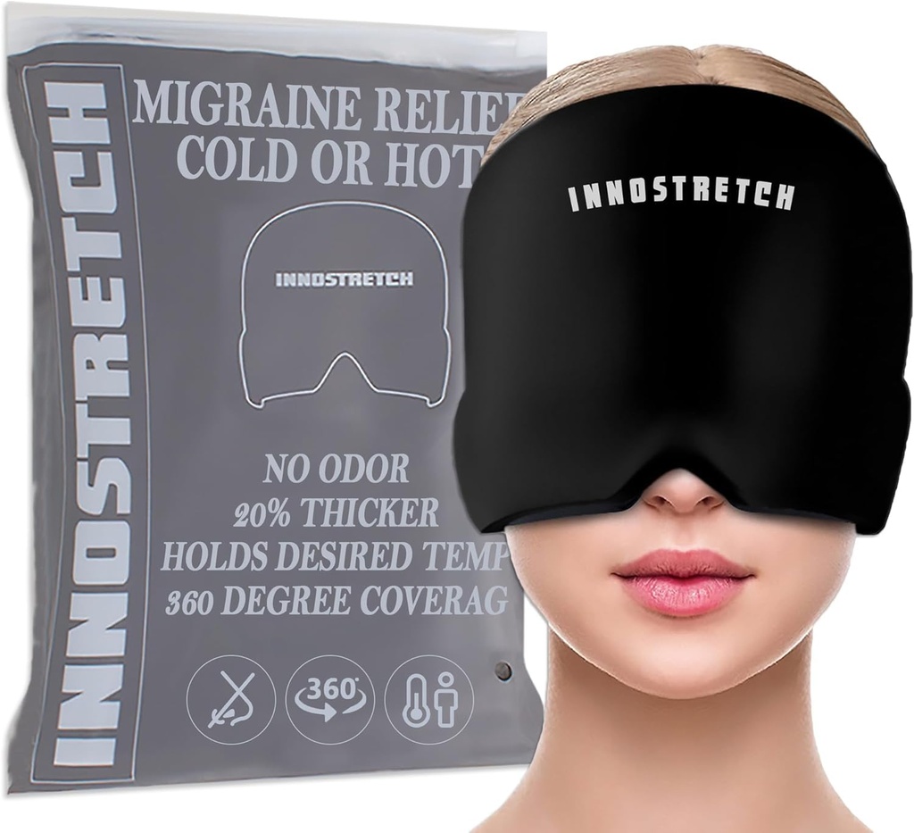 Headache e Migraine Relief Cap Ice Hats for Migraines per ridurre l'intensità delle Migraines Migraine Head Wrap e Migraine Relief Mask Headache Wrap utilizzato per la testa di raffreddamento Wrap Migraine Mask