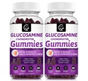 GORNVB Glucosamine Chondritine Gommies avec MSM & Elderberry Extra Strength - Soutien de flexibilité, Supplément de soutien immunitaire antioxydant pour adultes, hommes et femmes - 60 Chondritine Gommies (2 Pack)