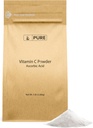 INGRÉDIENTS ORIGINAUX PURE Poudre de vitamine C (5 lb) Acide ascorbique, non OGM, supplément alimentaire