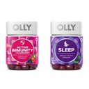 OLLY Gummy Active Immunity+Elderberry 45 Gummis, Schlafen Sie Gummy Freizeit Schlafunterstützung 50 Count