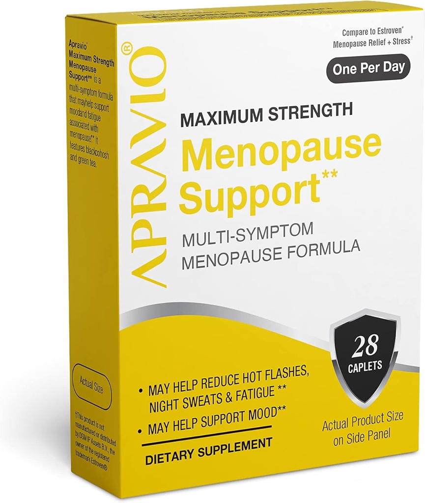 Menopause Unterstützung, Menopause Relief für Frauen, Reduzieren Hot Flashes, Nacht Sweats & Mood Swings, maximale Stärke Hormon Balance, 28ct