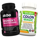 Supplément multivitamines pour femmes - Colon Cleanse Detox Formula for Intestinal Digestive Cleansing - Suppléments vitaminiques pour femmes Magnésium Plus Zinc - Supplément de soulagement de la constipation quotidienne Gut, Belly