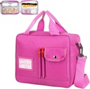 Sac d'organisateur de bouteilles de pilules de médecine, boîte de valise et d'entreposage pour les grandes pilules de voyage, porte-pilule de vitamines verrouillables pour médicaments, huile de poisson, fournitures médicales (puits)