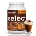 PEScience Select Cafe Protein Coffee Polvere aromatizzata, Caramel Macchiato, 100 mg di caffeina, 20g polvere di caffè di proteine a freddo o cremoso, 20 porzioni