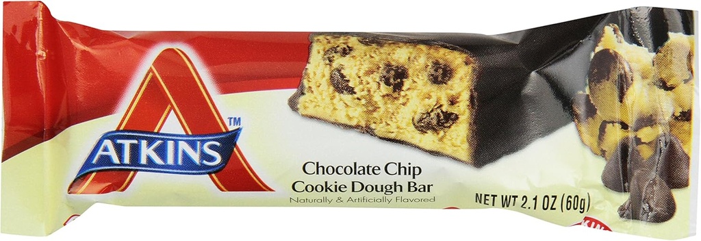 Tambour de repas aux protéines de la pâte de chocolat Atkins, haute fibre, 1g de sucre, 3g de glucides nets, substitut de repas, 5 comtes (paquet de 6)
