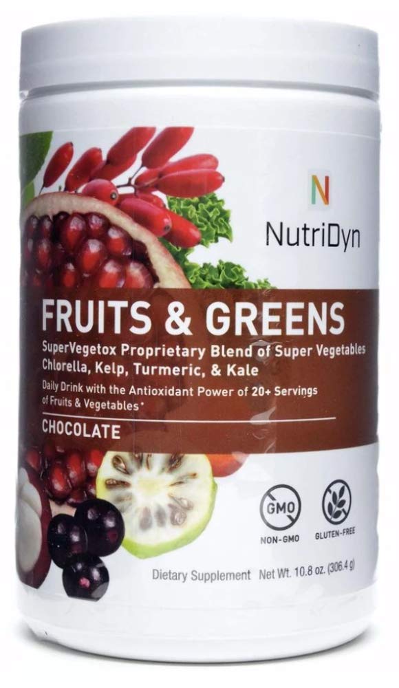 NutriDyn Fruits et Verts Super vegetox Proprietary Blend de Super légumes, Chlorella, Kelp, Turmeric & Kale, certifié biologique 306,4 Grams