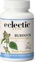 ECLECTIC INSTITUTE Raw Fresh Freeze-Dried Non-GMO Burdock | Verdauungsunterstützung | 90 CT (400 mg)