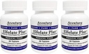 Plus® 3mg 3 Pack L-metilfolato Methylfolate Methylfolate Medical Food Supplemento professionale resistenza attiva puro Potent 30 compresse