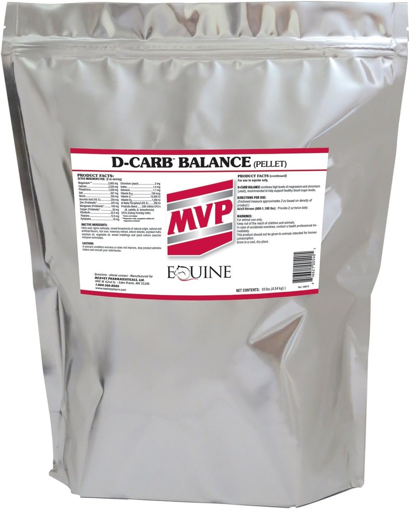 MVP D-Carb Balance (10lb) unterstützt Glucose Stoffwechsel +Vitamine und Probiotika...