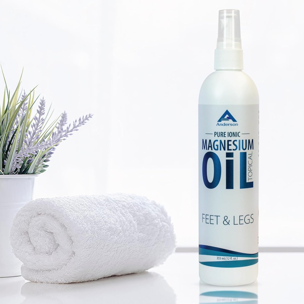 Vaporisateur d'huile de magnésium pour les pieds et les jambes