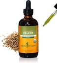 Kräuter Pharm Certified Organic Celery Seed Liquid Extract für Urinary System Support - 4 Unze